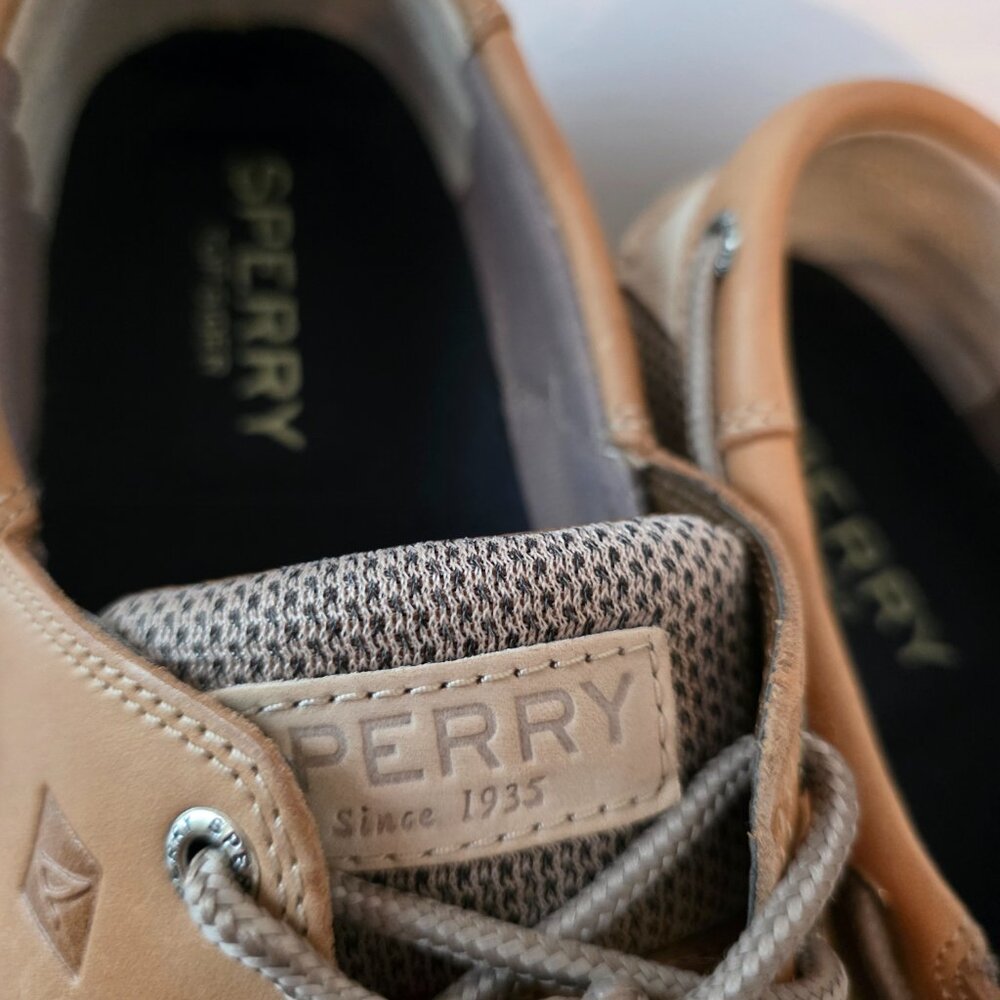 Sperry Top Sider Authentic 2 Tone Boat Shoes, Men's Size 10.5 - Picture 2 of 8